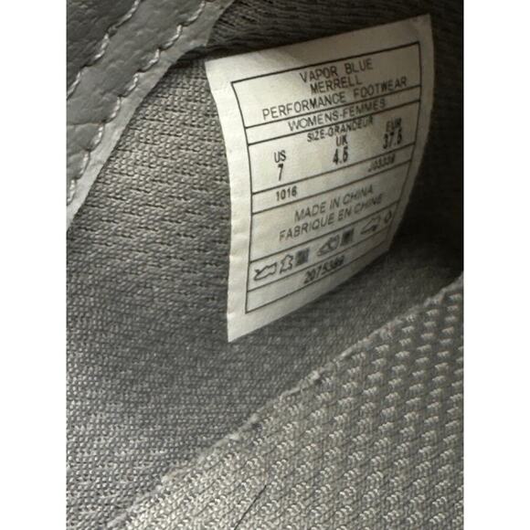 Merrell Women Size 7 Applaud Mesh Slide Vapor Blue 03338 - Picture 8 of 8